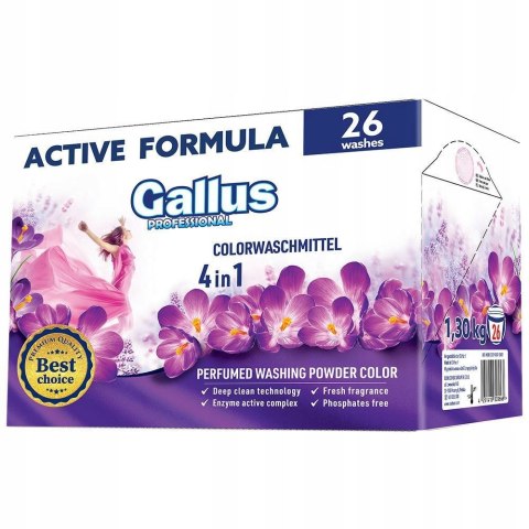 GALLUS Professional Proszek 26 Prań 1,3kg Color