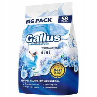 GALLUS Professional Proszek 58 Prań 3,2kg 4in1 Universal Folia