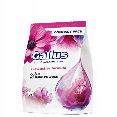 GALLUS Proszek 30 Prań 1,8kg Color do koloru 4w1 w Folii