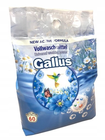 GALLUS Proszek 60 Prań 3,9kg Universal Folia