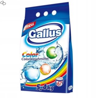 GALLUS Proszek Do Prania Color 5,4kg 67 Prań Kolor Niemiecki Folia