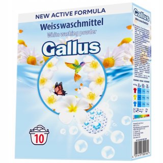GALLUS Proszek mały 10 Prań 650g Weiss do białego jasnego
