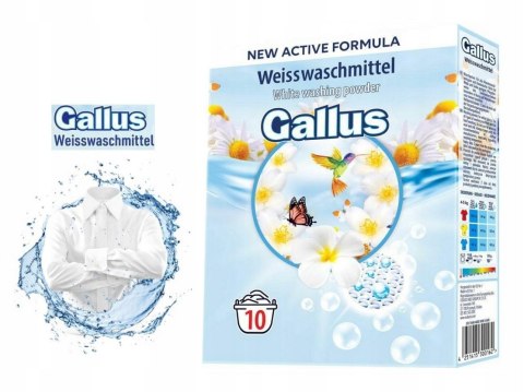 GALLUS Proszek mały 10 Prań 650g Weiss do białego jasnego