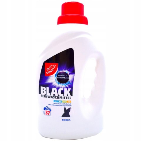 G&G Płyn Do Prania Ciemnych Tkanin Black 1,5L 37 Prań Niemiecki Żel