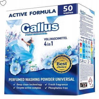 Gallus Professional 4in1 Proszek do Prania Uniwersalny 2,5kg Biel Kolor