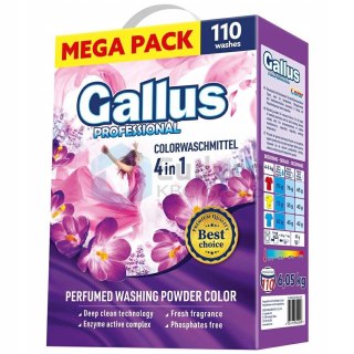Gallus Professional 4w1 Proszek do Prania Kolor i Biel 6,05 kg 110 Prań