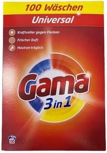 Gama Universal Niemiecki Proszek Do Prania Białego Kolorowego 100 Prań 6kg