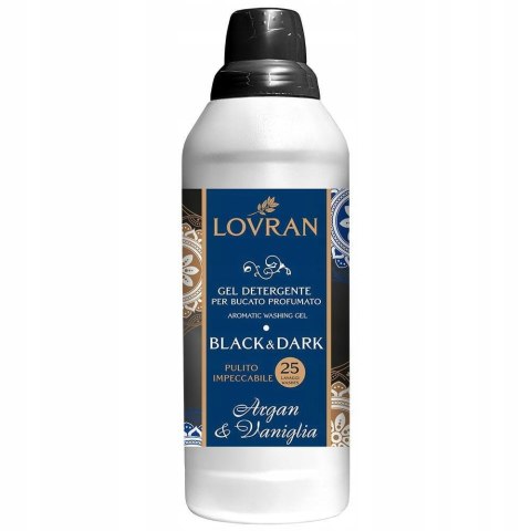 LOVRAN Żel Do Prania Ciemnych Tkanin Black 1L 25 Prań Niemiecki