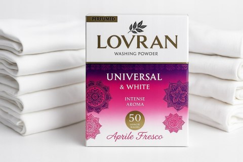 Lovran proszek do prania uniwersalnego i białego Aprile & Fresco 2,5 kg