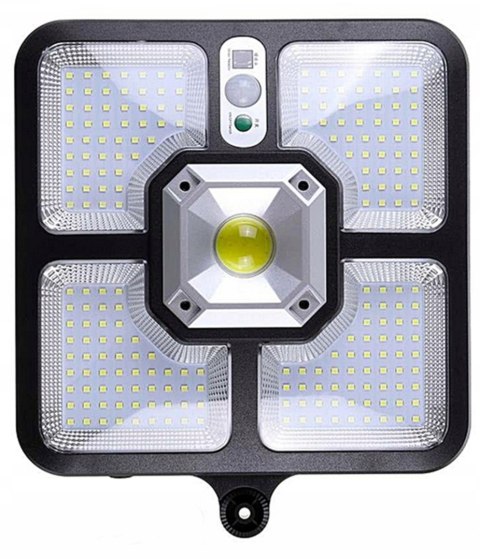 MOCNA LAMPA SOLARNA LED Z CZUJNIKIEM RUCHU ZMIERZCHU OGRODOWA SMD PILOT