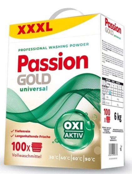 PASSION GOLD Proszek do prania 100 prań 6kg Universal