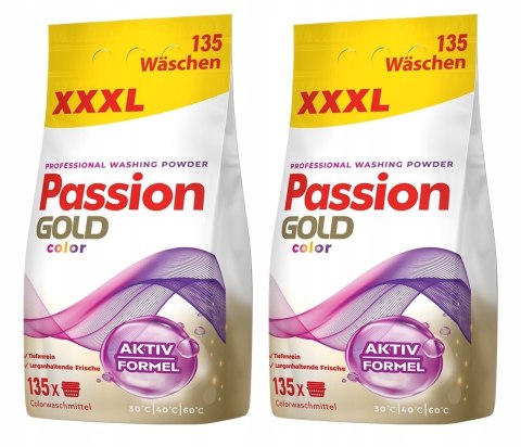 PASSION GOLD Proszek do prania 135 prań 8,1kg Color