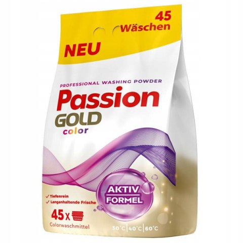 PASSION GOLD Proszek do prania 45 prań 2,7kg Color