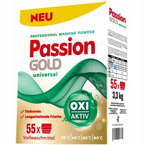 PASSION GOLD Proszek do prania 55 prań 3,3kg Universal