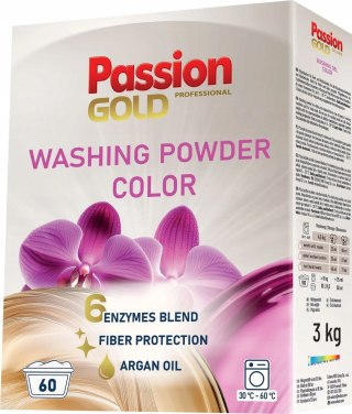 PASSION GOLD Proszek do prania 60 prań 3kg Color