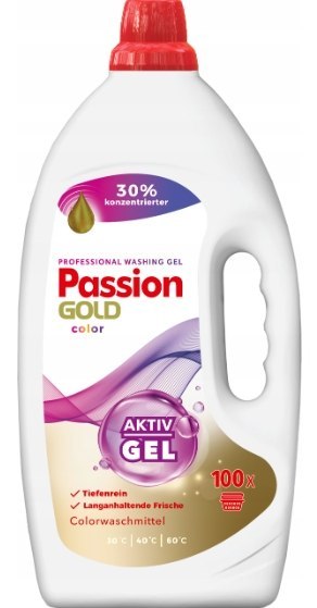 PASSION GOLD Żel do prania 100 prań 4L Color