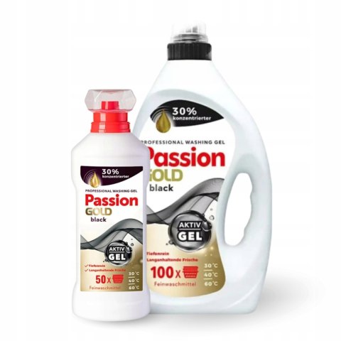 PASSION GOLD Żel do prania 50 prań 2L Black