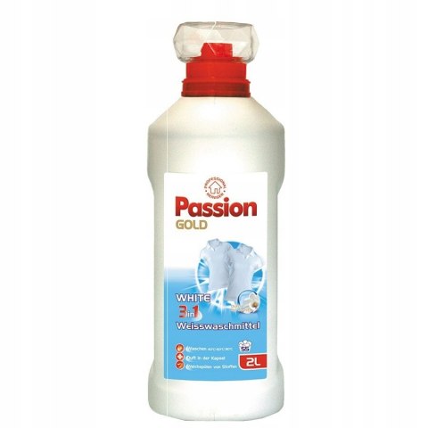 PASSION Gold Żel do prania 50 prań 2L 3w1 White