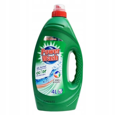 POWER WASH Żel 92 Prań 4L Color (4)