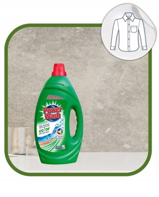 POWER WASH Żel 92 Prań 4L Color (4)