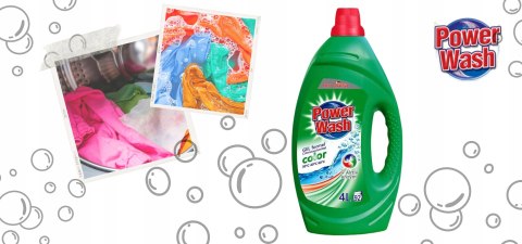 POWER WASH Żel 92 Prań 4L Color (4)
