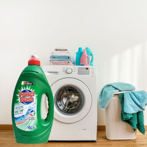 POWER WASH Żel 92 Prań 4L Color (4)
