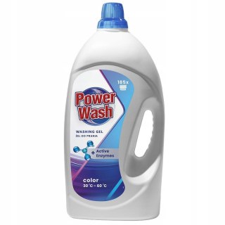 POWER WASH Żel do prania 185 Prań 5,92L Color (2)
