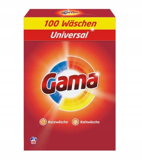 Proszek do prania GAMA 3in1 uniwersalny 100 prań 6 kg