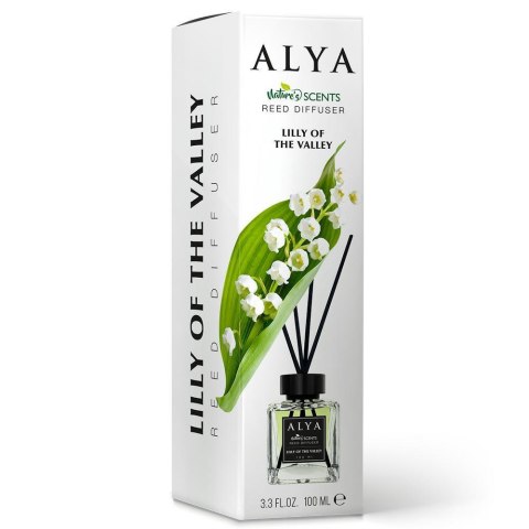 ALYA Patyczki zapachowe 100ml Lilly of the valley