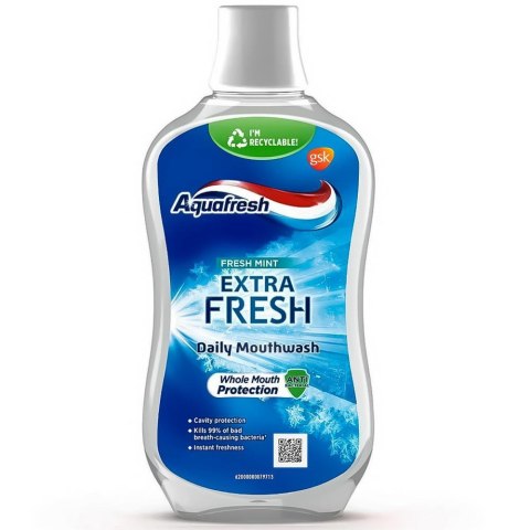 AQUAFRESH Płyn do płukania ust 500ml Fresh Mint