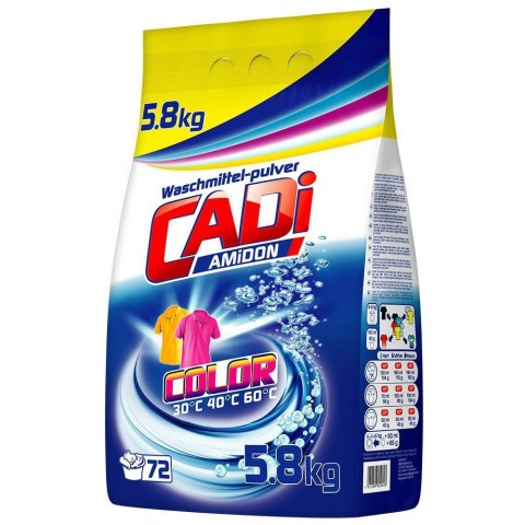 CADI Proszek 72 Prań 5,8 kg Color Folia