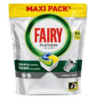 FAIRY Kapsułki do zmywarki 66 Platinum Lemon