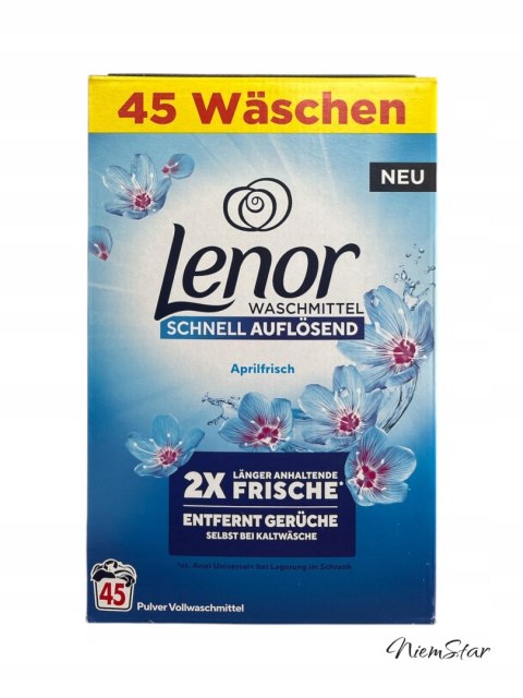 LENOR PROSZEK DO PRANIA UNIVERSAL APRILFRISCH 2,495KG 45 PRAŃ