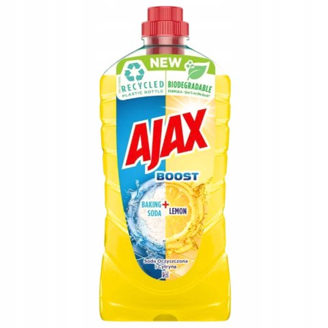 AJAX PŁYN uniwersalny do mycia podłóg podłogi Soda Oczyszczona i Cytryna 1L