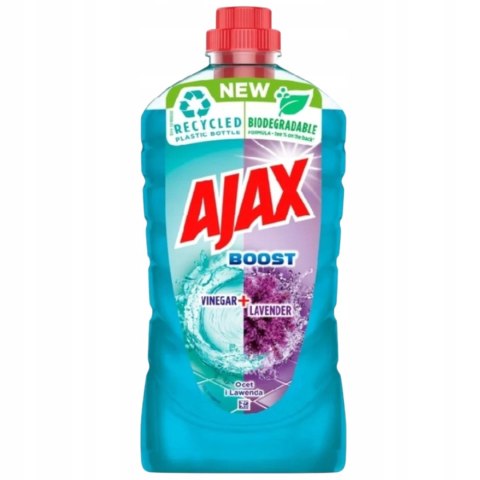 AJAX PŁYN uniwersalny do mycia podłóg podłogi wielofunkcyjny OCET+LAWENDA