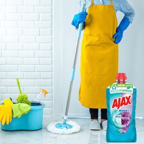 AJAX PŁYN uniwersalny do mycia podłóg podłogi wielofunkcyjny OCET+LAWENDA