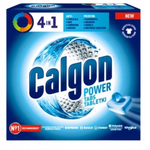 CALGON Odkamieniacz 3w1 do ochrony pralki kamień i brud 15 tabletek