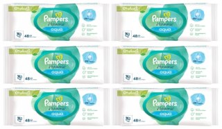 Chusteczki Pampers Harmonie New Baby nawilżane 6 x 48 szt.