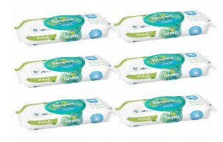 Chusteczki Pampers Harmonie New Baby nawilżane 6 x 48 szt.
