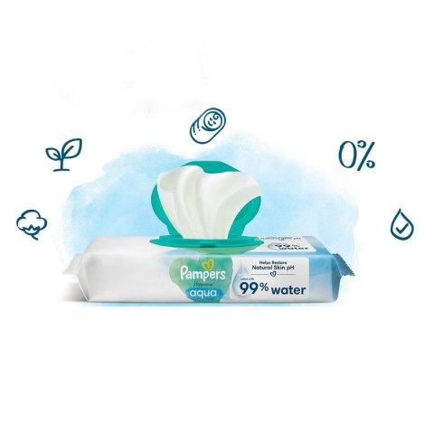 Chusteczki Pampers Harmonie New Baby nawilżane 6 x 48 szt.