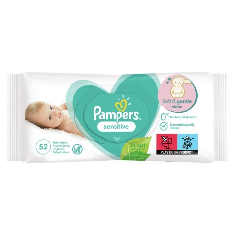 Chusteczki Pampers Sensitive nawilżane 1 x 52 szt.