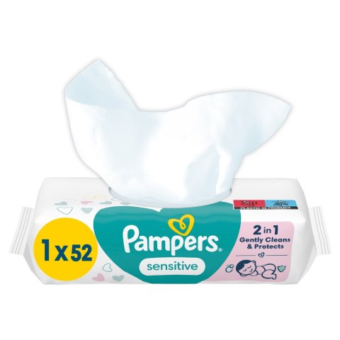 Chusteczki Pampers Sensitive nawilżane 1 x 52 szt.