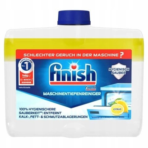 FINISH PŁYN DO CZYSZCZENIA ZMYWAREK ZMYWARKI LEMON 250ml CZYŚCIK