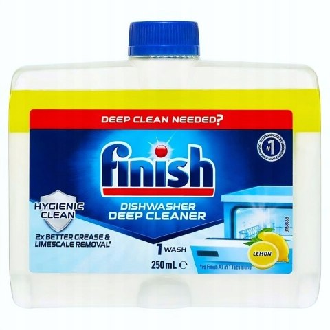 FINISH PŁYN DO CZYSZCZENIA ZMYWAREK ZMYWARKI LEMON 250ml CZYŚCIK
