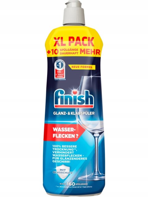 FINISH PŁYN nabłyszczający do zmywarki XL NABŁYSZCZACZ 800 ml DE