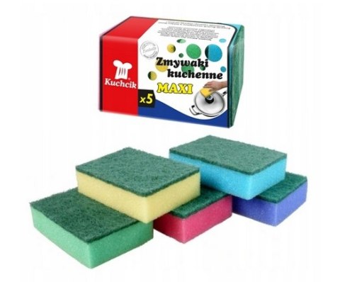 GĄBKA Kuchcik Maxi zmywak kuchenny gąbki do mycia naczyń 5 sztuk