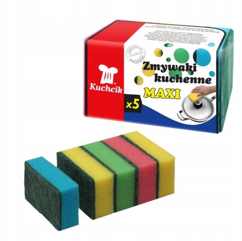 GĄBKA Kuchcik Maxi zmywak kuchenny gąbki do mycia naczyń 5 sztuk