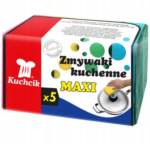 GĄBKA Kuchcik Maxi zmywak kuchenny gąbki do mycia naczyń 5 sztuk