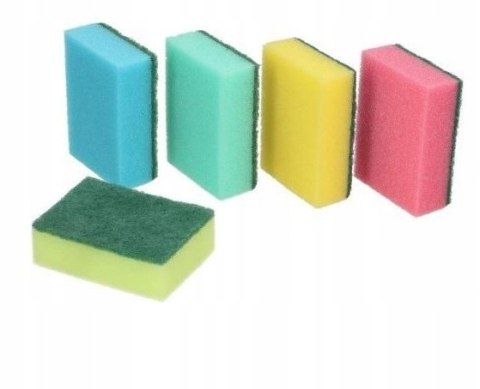 GĄBKA Zmywak kuchenny ostry Kuchcik gąbki do mycia naczyń 10 szt.