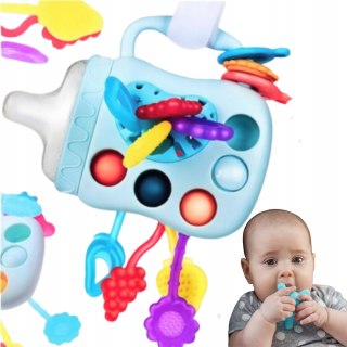 GRYZAK ZABAWKA SENSORYCZNA MONTESSORI DLA NIEMOWLĄT DZIECI ANTYSTRESOWA